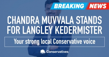 Chandra Muvvala stands for Langley Kederminster